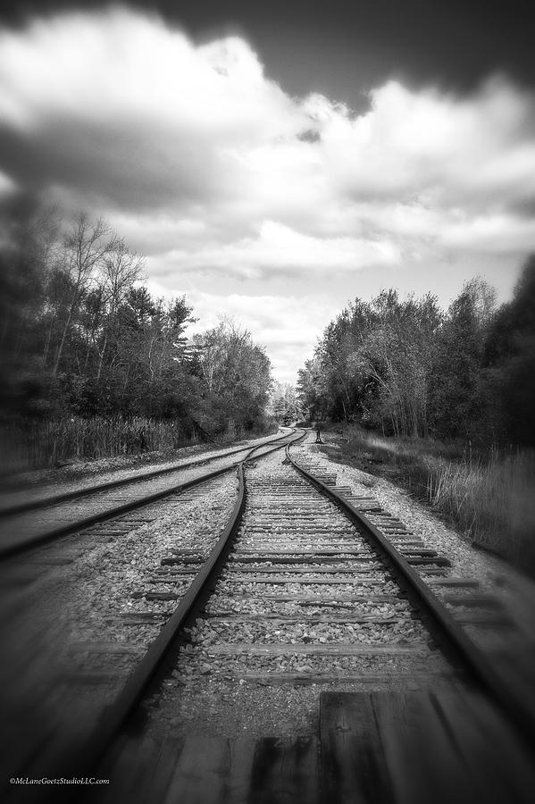 Switching Tracks Leaving Leafing #2 Photograph by LeeAnn McLaneGoetz McLaneGoetzStudioLLCcom