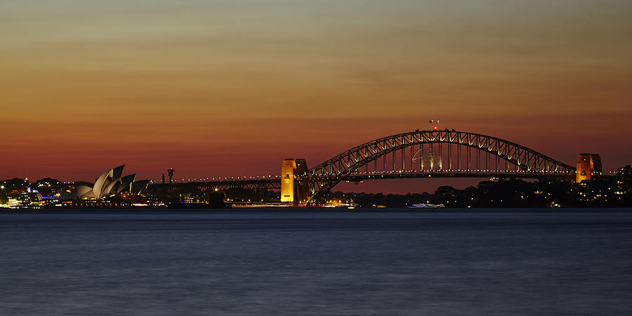 Bridge Photograph - Sydney Opera Landscape #2 by RSRLive Arts