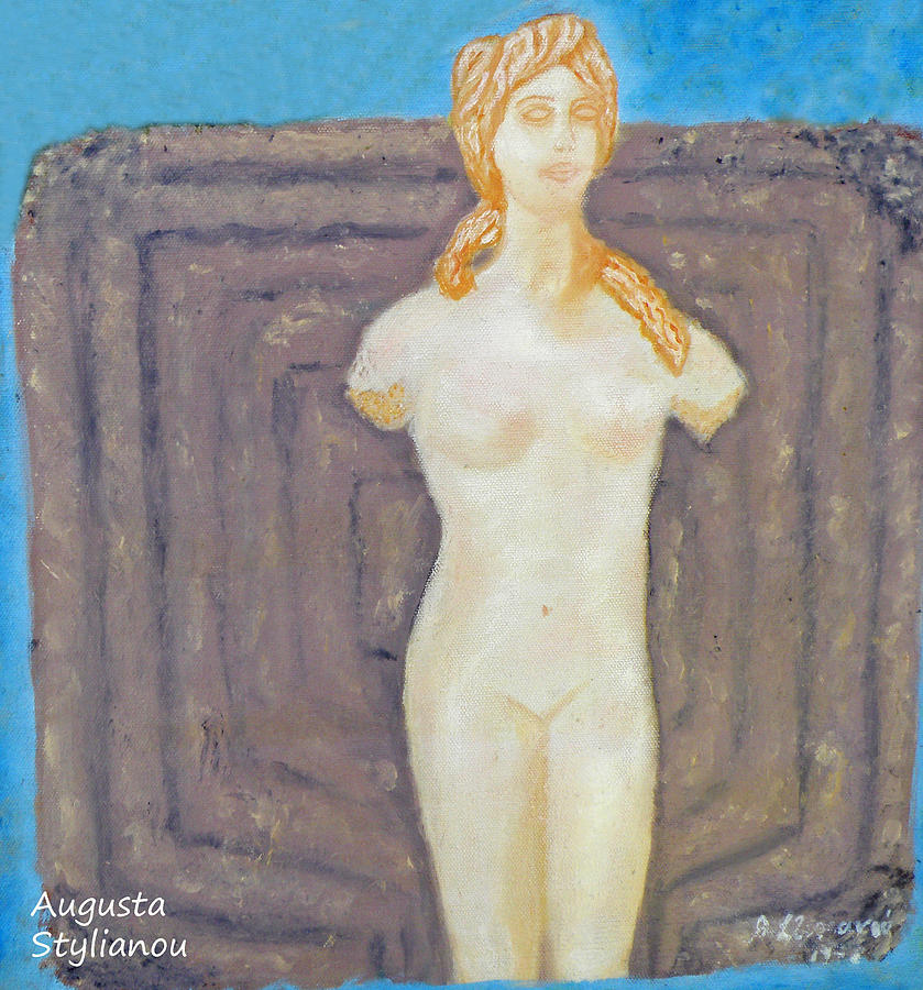 Symbol of fertility and Goddess Aphrodite #1 Painting by Augusta Stylianou