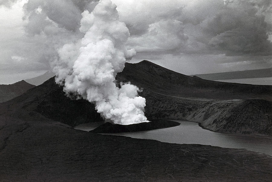 Taal Volcano Erupting #2 Photograph by Josephus Daniels