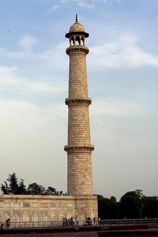 Taj Mahal Minaret #2 Photograph by Aidan Moran