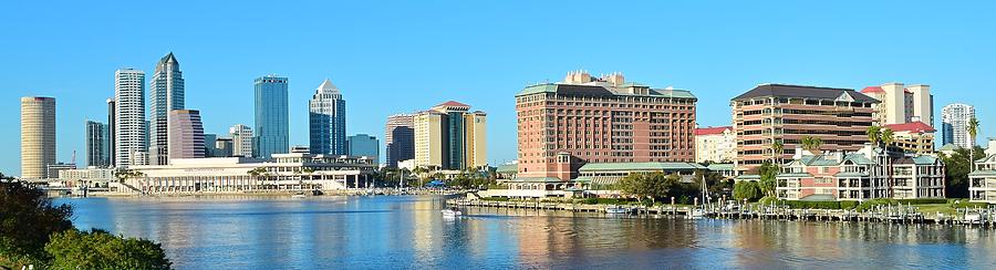 Tampa Panorama #2 Photograph by Frozen in Time Fine Art Photography