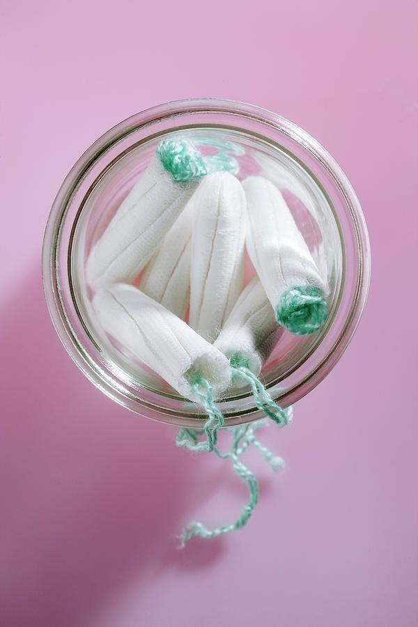 Still Life Photograph - Tampons #2 by Cristina Pedrazzini/science Photo Library