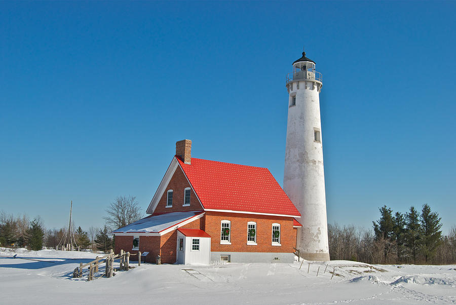 Tawas Point Lighthouse #2 Photograph by Michael Peychich