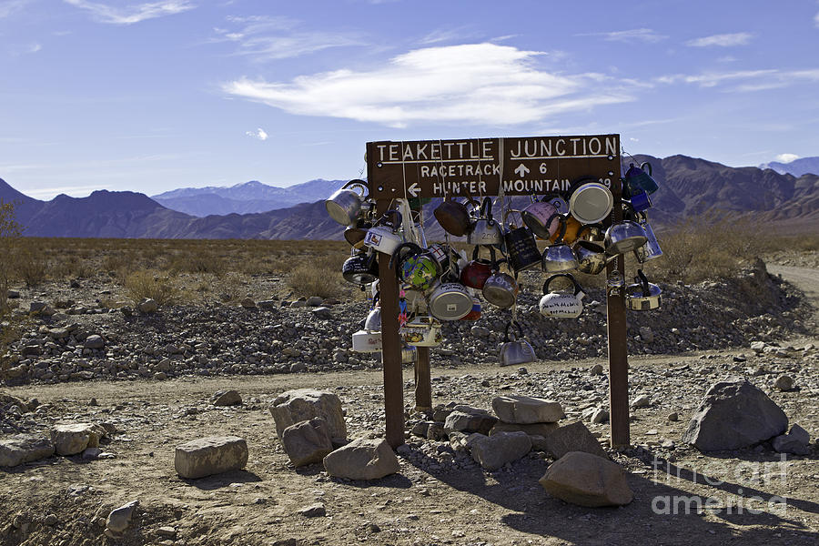 Teakettle Junction Death Valley Photograph by Jerry Fornarotto
