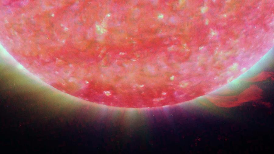 Space Photograph - Temperature Of The Sun #2 by Nasa/jpl-caltech/nrl/gsfc