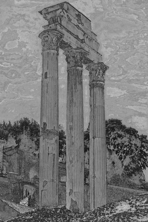Temple of Castor and Pollux #2 Photograph by Ivete Basso Photography