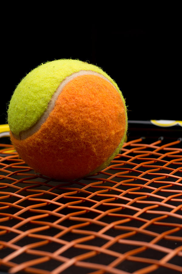 Summer Photograph - Tennis ball for kids with tennis racket #2 by Ilcho Trajkovski