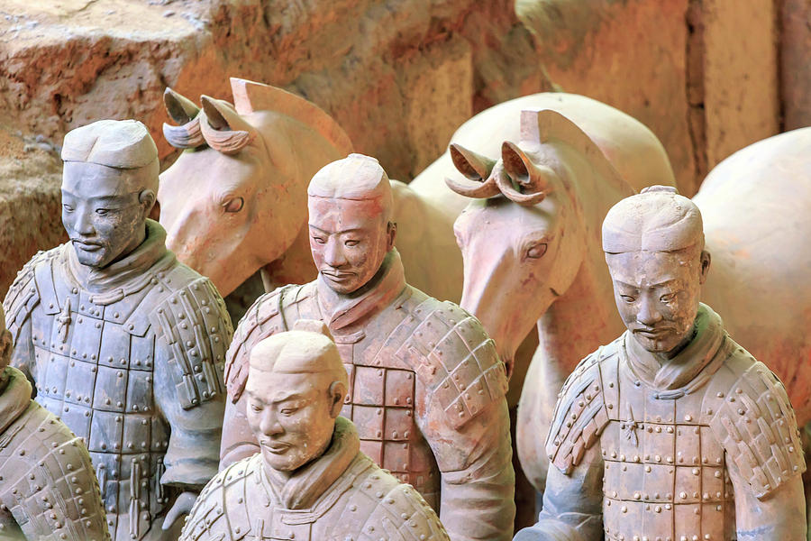 Horse Photograph - Terracotta Army Museum, Warriors #2 by Stuart Westmorland