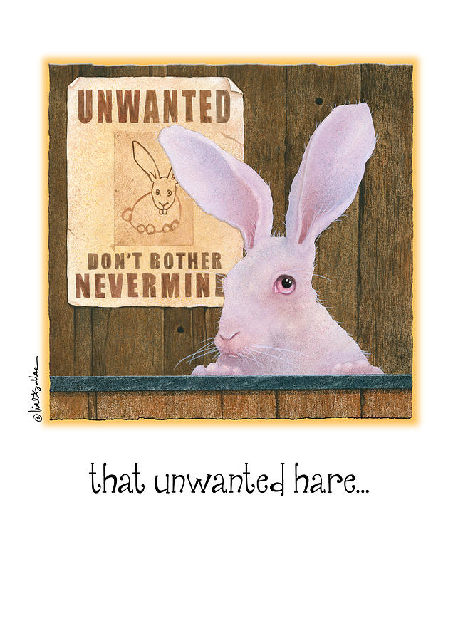 That Unwanted Hare... #2 Painting by Will Bullas