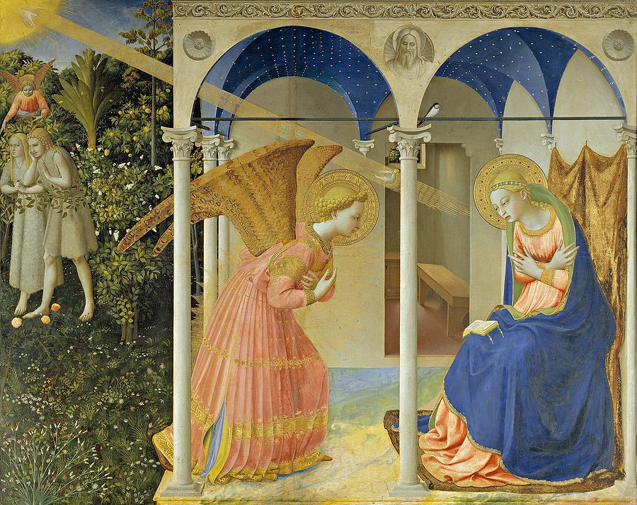 The Annunciation Painting by Fra Angelico - Pixels