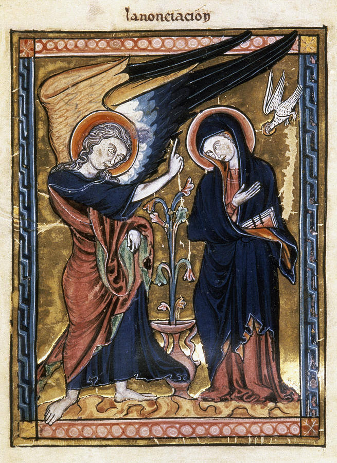 The Annunciation #2 Painting by Granger