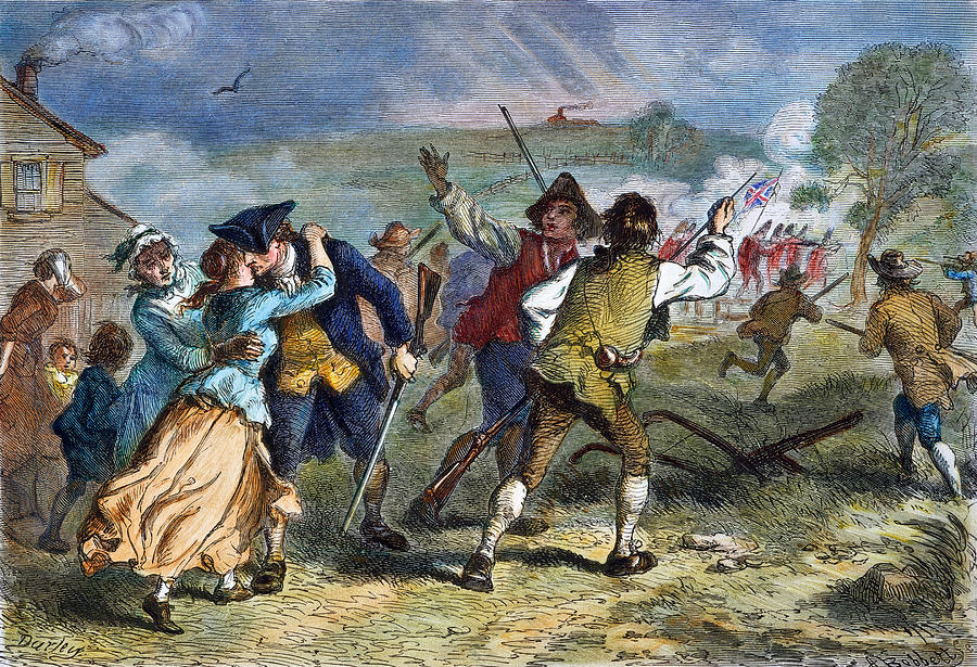 The Battle Of Concord, 1775 Photograph by Granger Pixels