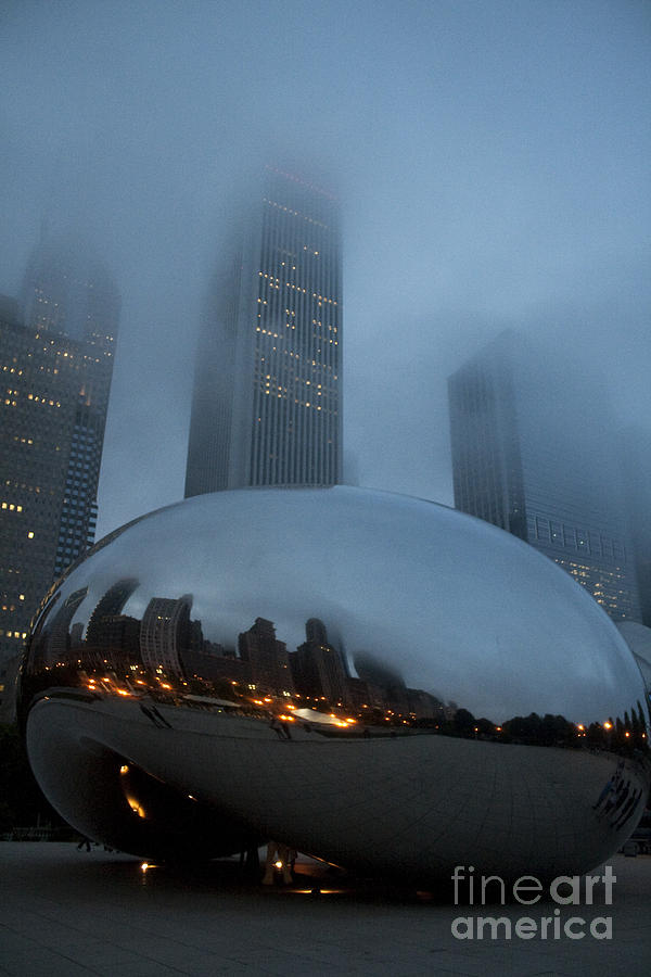 The Bean and Fog #1 Photograph by Crystal Nederman