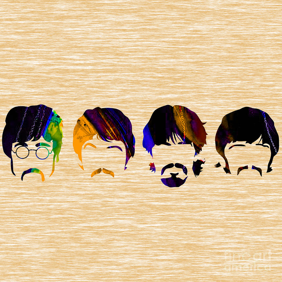 The Beatles Mixed Media - The Beatles Collection #2 by Marvin Blaine