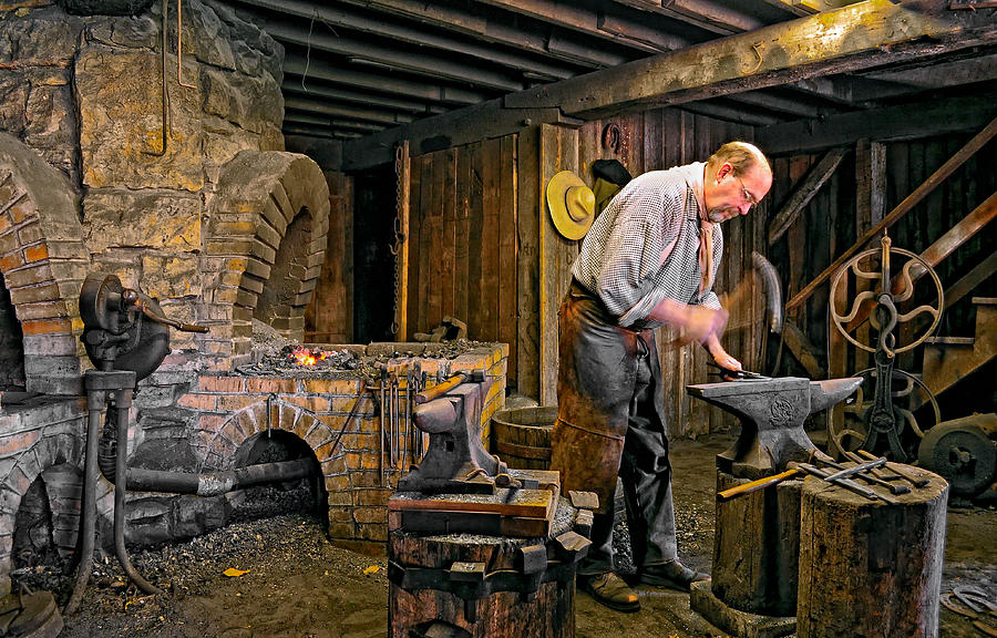 The Blacksmith Photograph by Steve Harrington - Fine Art America