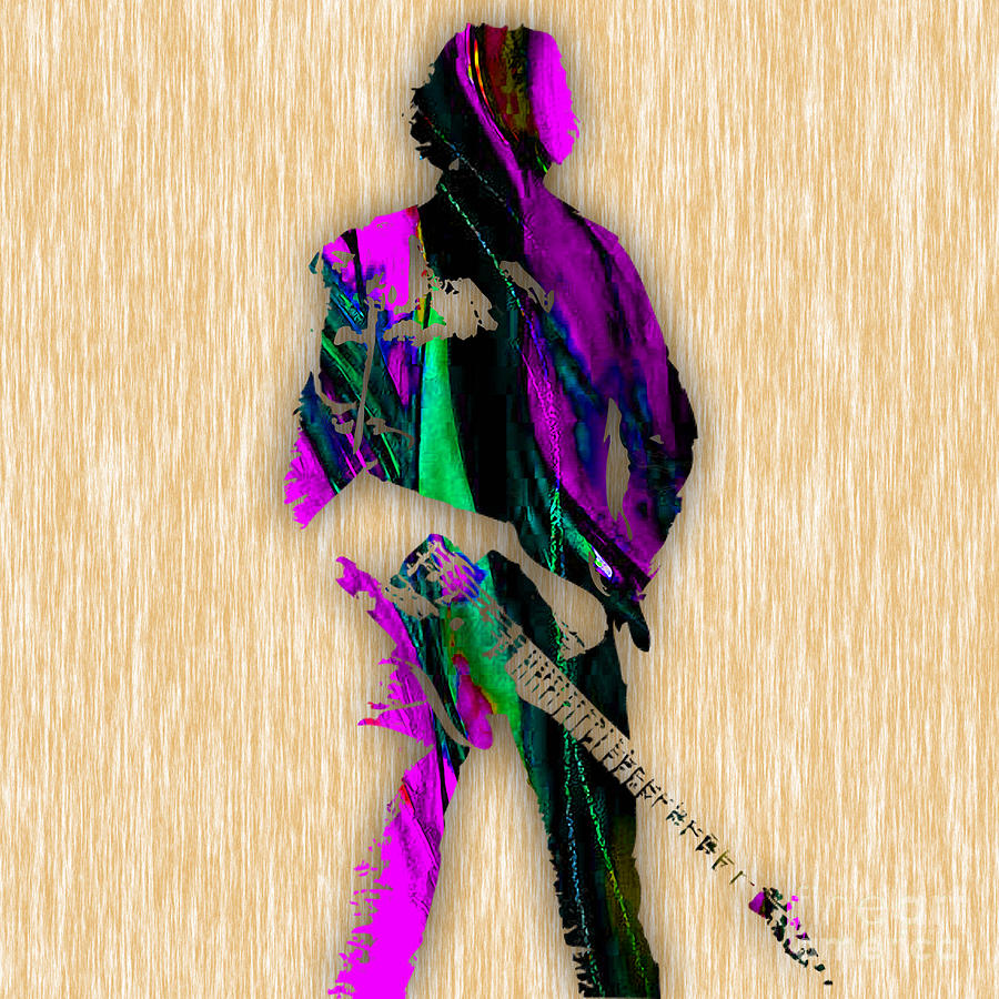 The Boss Bruce Springsteen Mixed Media by Marvin Blaine The Boss Bruce Springsteen Mixed Media by Marvin Blaine