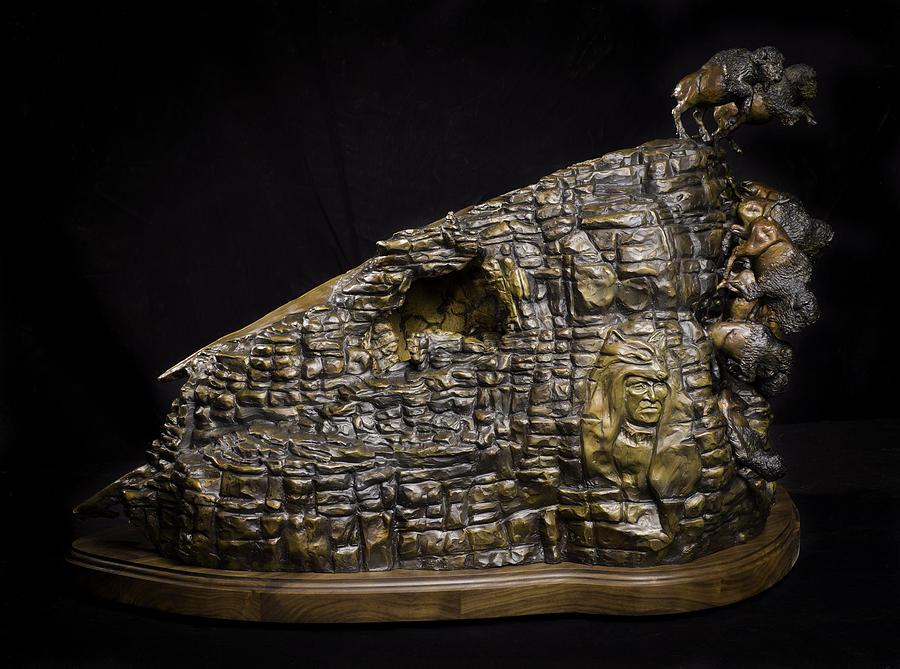 The Buffalo Story #3 Sculpture by Tim  Joyner