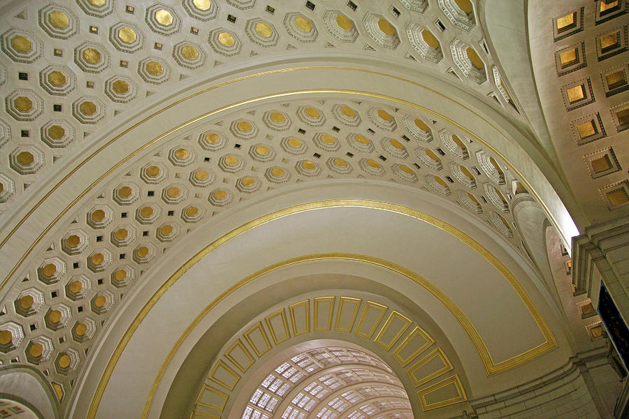 The Ceiling Of Union Station Photograph by Cora Wandel