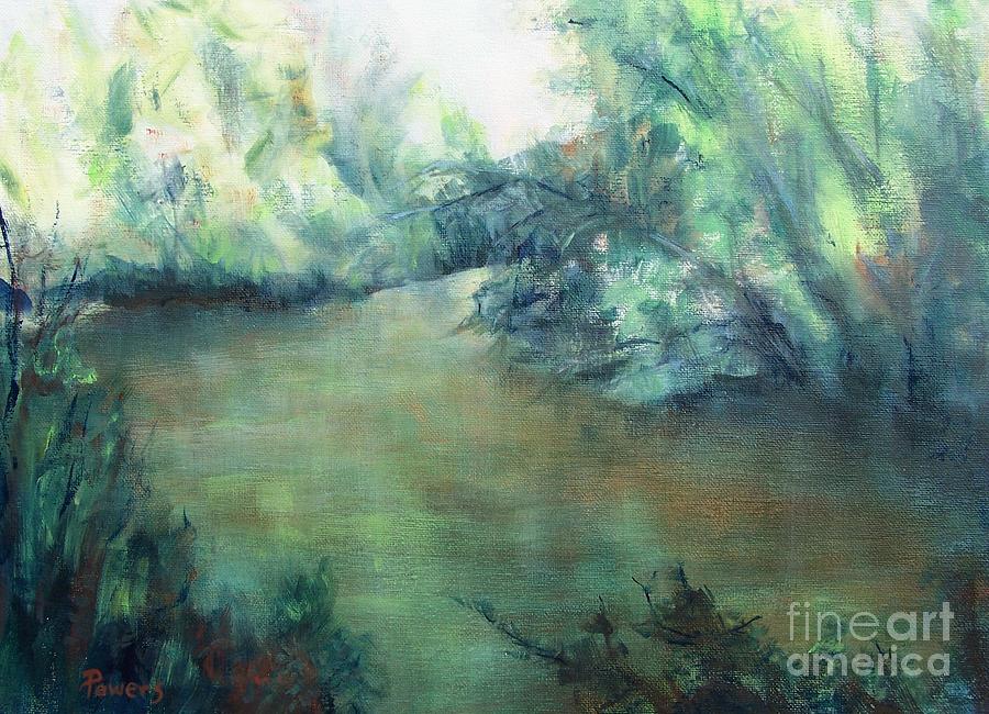 The Creek at Dawn #2 Painting by Mary Lynne Powers