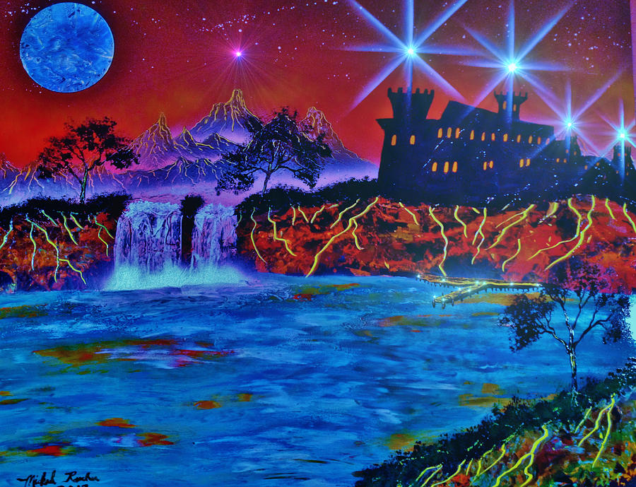 The Fortress #2 Painting by Michael Rucker