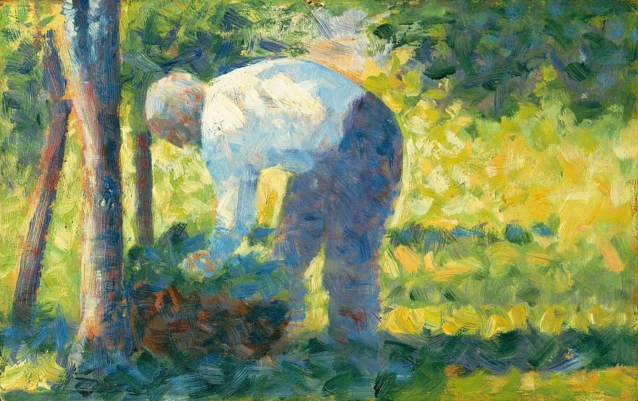 The Gardener #2 Painting by Georges Seurat