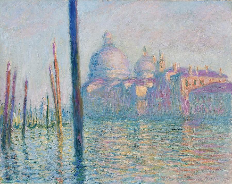 Claude Monet Painting - The Grand Canal #2 by Claude Monet