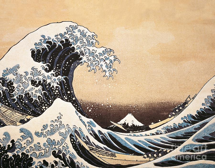 The Great Wave Of Kanagawa Painting By Hokusai