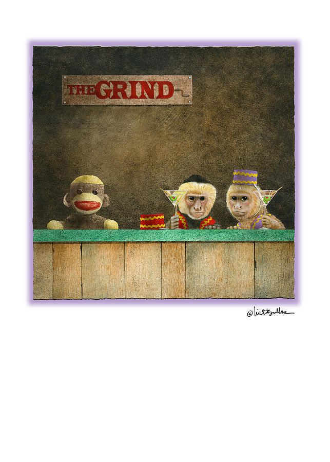 The Grind... #2 Painting by Will Bullas
