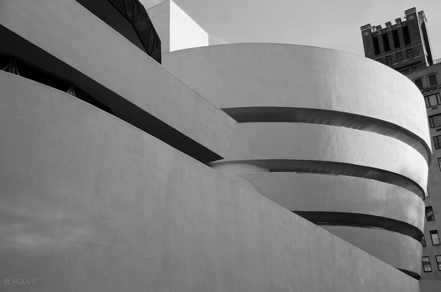 THE GUGGENHEIM in BLACK AND WHITE #2 Photograph by Rob Hans