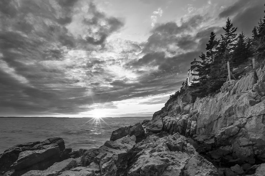 Black And White Photograph - The Harbor Dusk II #1 by Jon Glaser