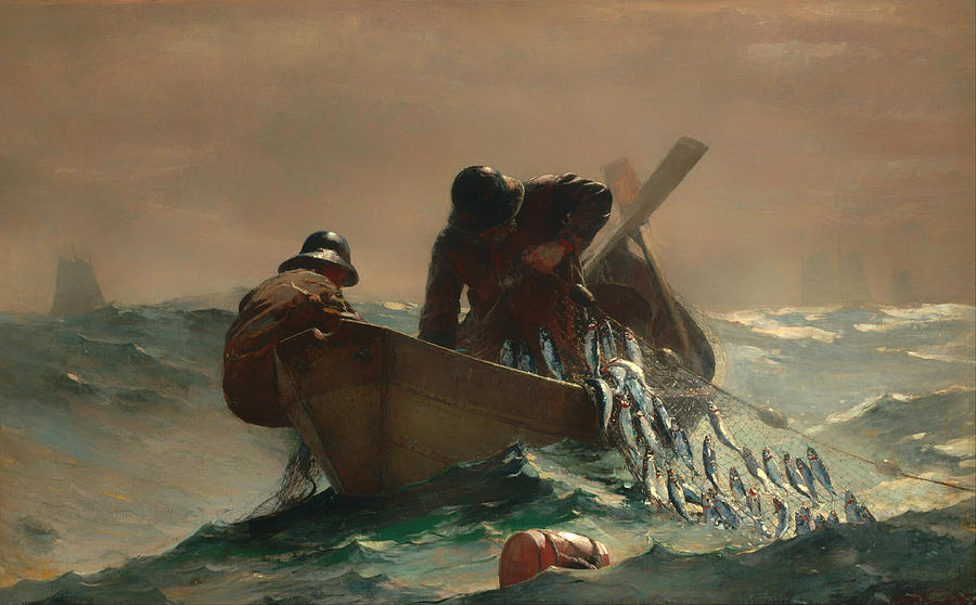 The Herring Net Painting by Winslow Homer