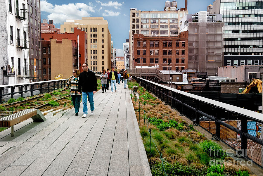 New York City Photograph - The High Line Urban Park New York Citiy #2 by Amy Cicconi