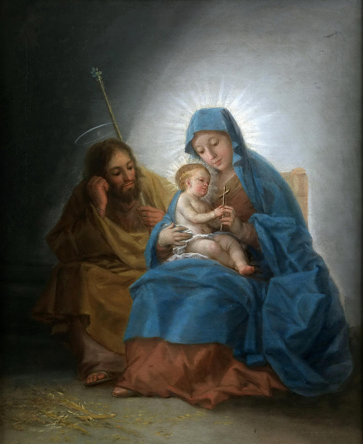 The Holy Family #2 Painting by Francisco Goya
