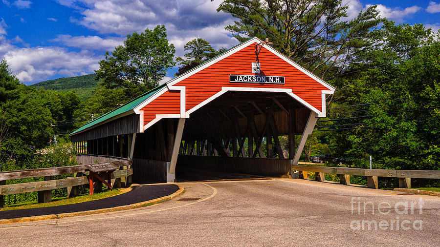 The Honeymoon Covered Bridge. #4 Photograph by New England Photography