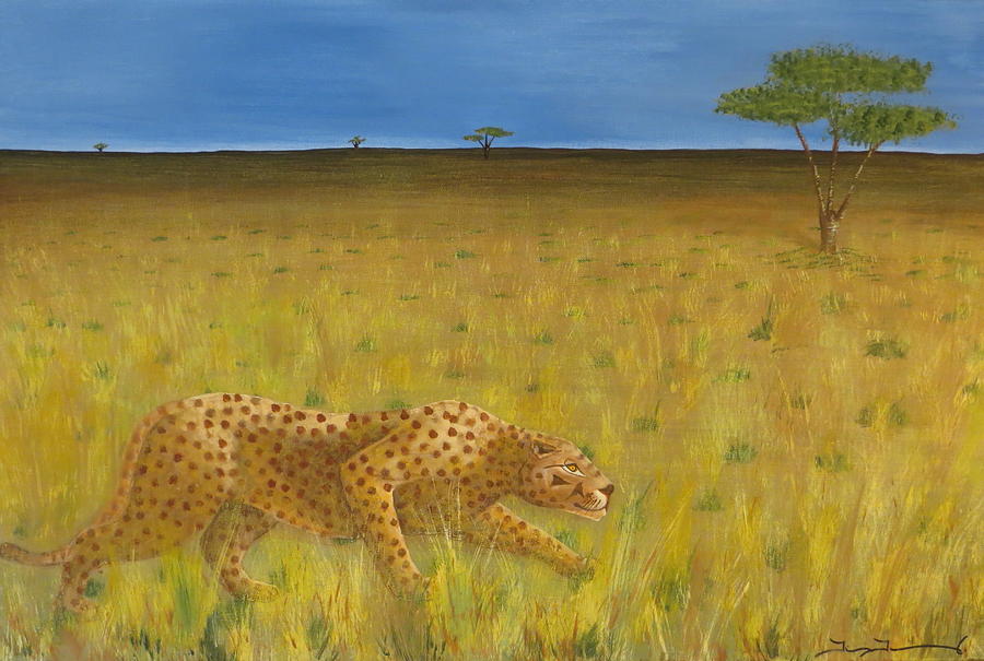 The Hunt #2 Painting by Tim Townsend