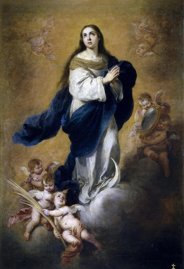 The Immaculate Conception #3 Painting by Bartolome Esteban Murillo