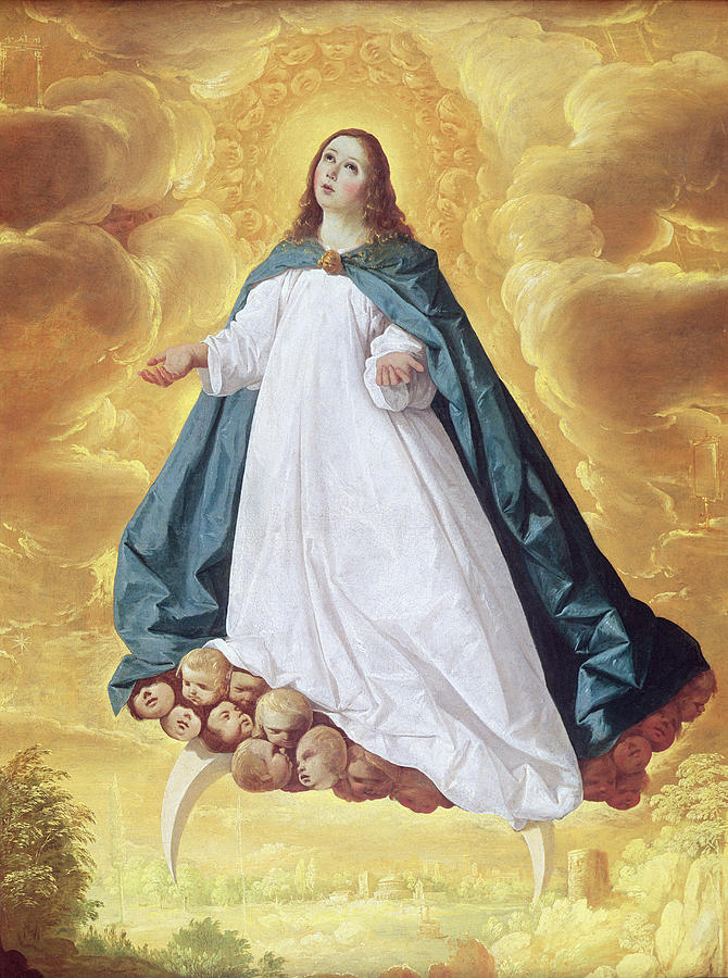Madonna Painting - The Immaculate Conception by Francisco de Zurbaran