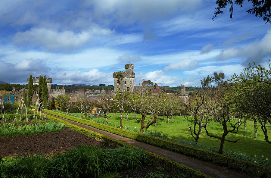 Castle Photograph - The Jacobean Top Garden,lismore Castle #2 by Panoramic Images