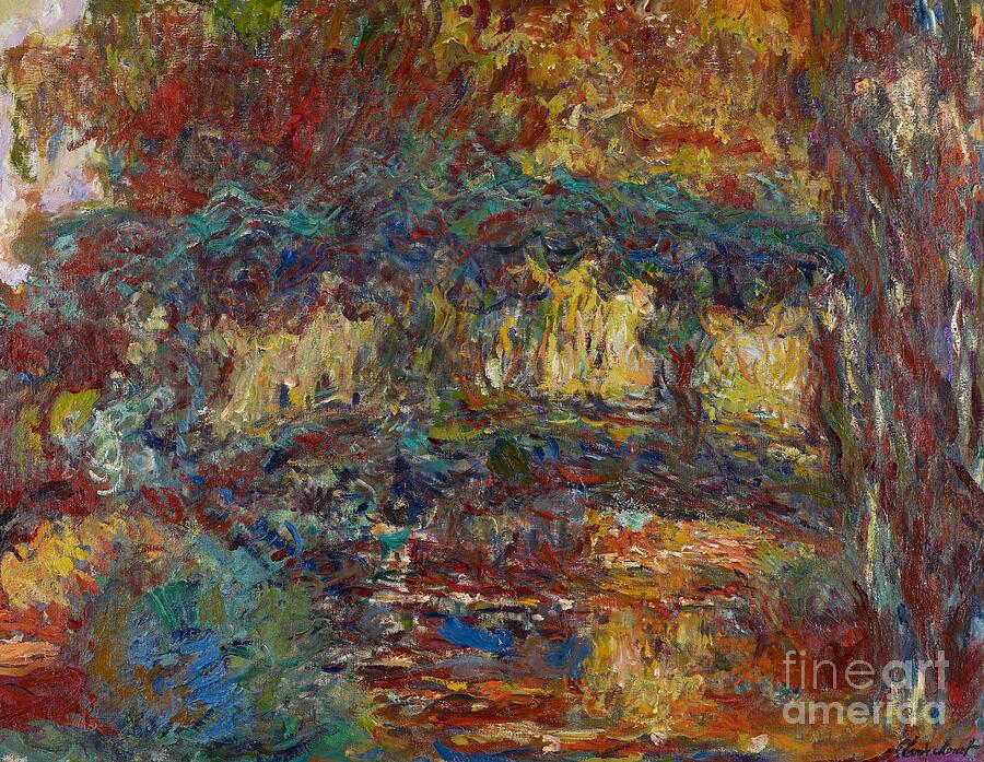 The Japanese Bridge by Claude Monet Painting by Claude Monet