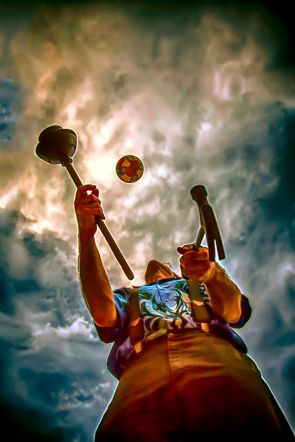 Hammer Photograph - The Juggler by John Haldane