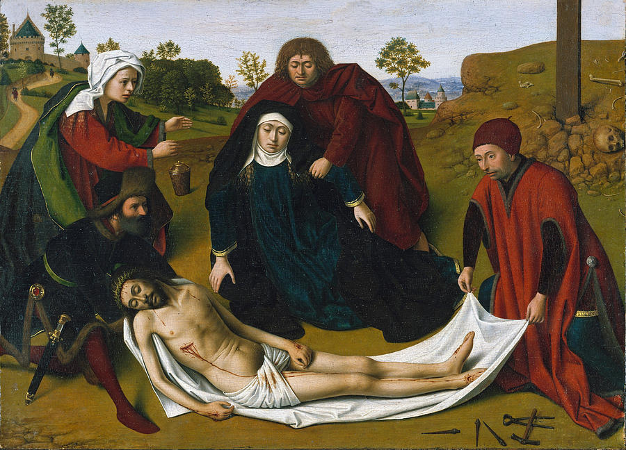 The Lamentation #2 Painting by Petrus Christus