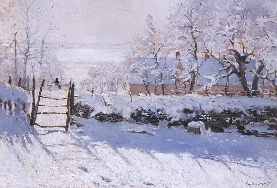 The Magpie #10 Painting by Claude Monet