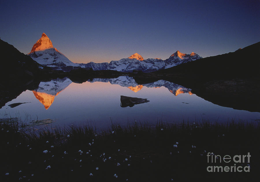 Sunset Photograph - The Matterhorn At Dusk #2 by Art Wolfe