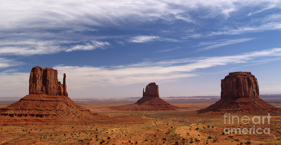 The Mittens of Monument Valley Photograph by Alex Cassels