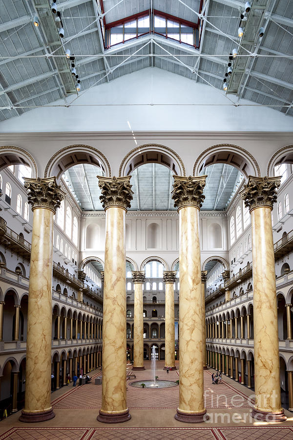 The National Building Museum in Washington DC USA #2 Photograph by William Kuta