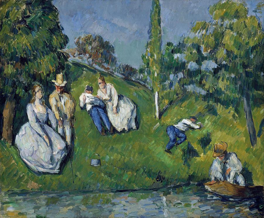 The Pond #3 Painting by Paul Cezanne