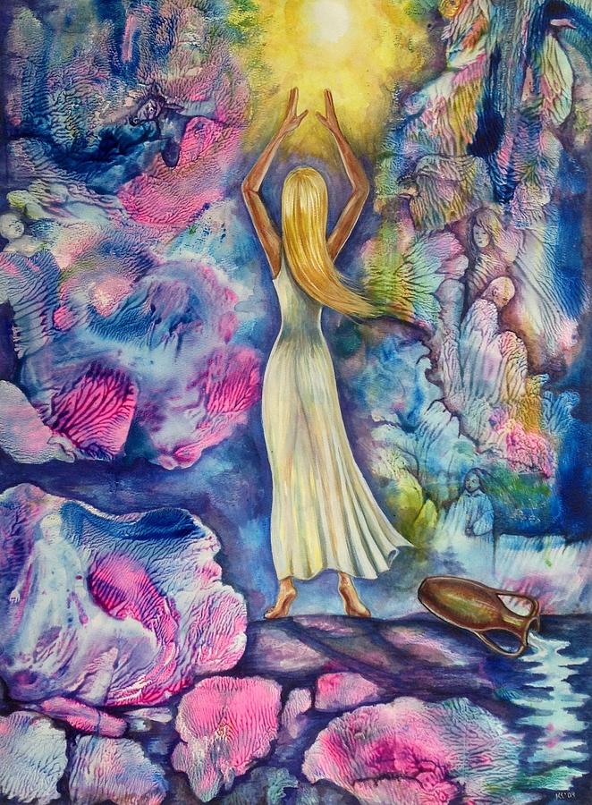 The prayer #2 Painting by Katerina Kovatcheva