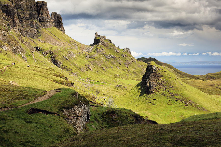 Mountain Photograph - The Quiraing #1 by Grant Glendinning