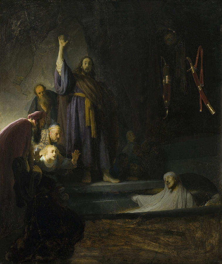 The Raising Of Lazarus #2 Painting by Celestial Images